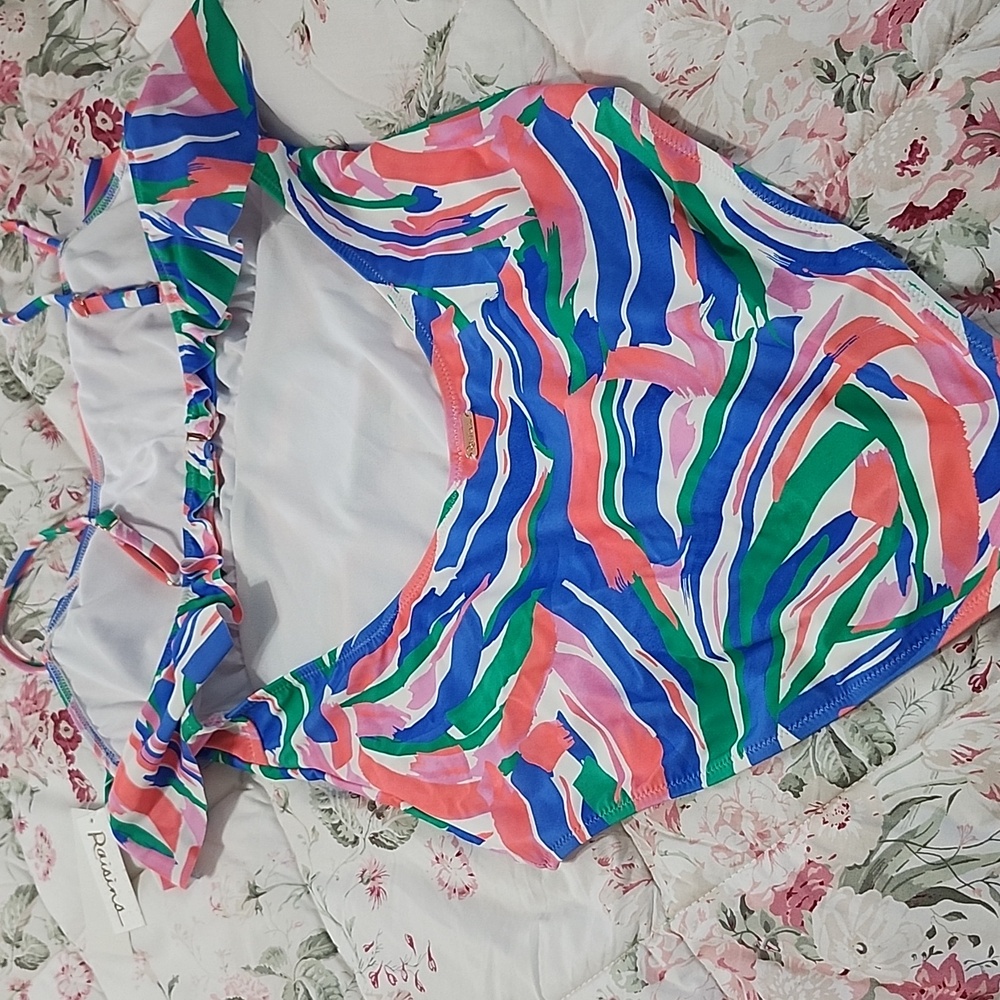 Colorful One-Piece Swimsuit - Picture 3 of 3